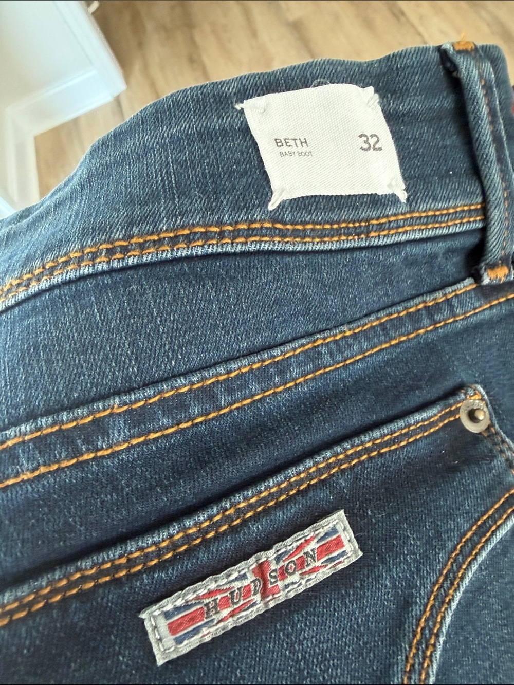 Hudson Jeans Skinny Jeans in Dark Indigo Wash